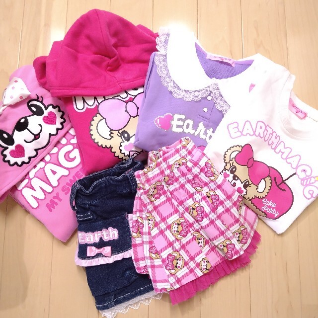 EARTHMAGIC(アースマジック)のレオ子様専用出品❤　専用① キッズ/ベビー/マタニティのキッズ服女の子用(90cm~)(スカート)の商品写真