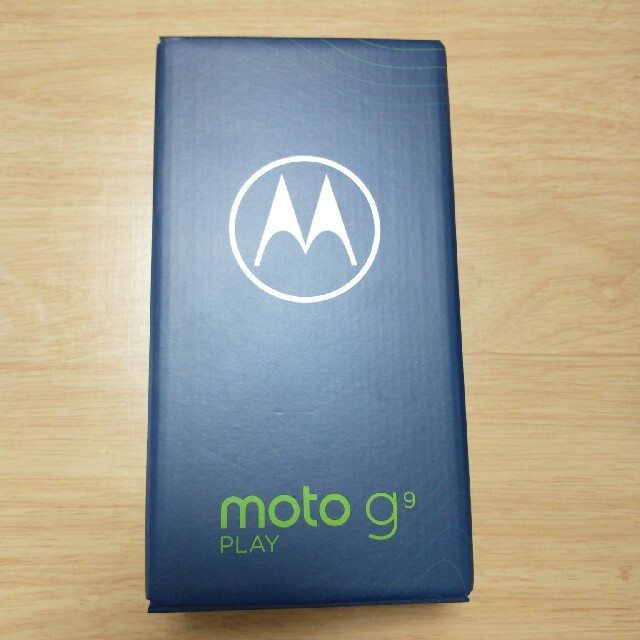 新品未開封 Motorola g9 play サファイアブルー