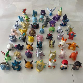 ポケモン(ポケモン)のポケモン　指人形　53体　まとめて(キャラクターグッズ)