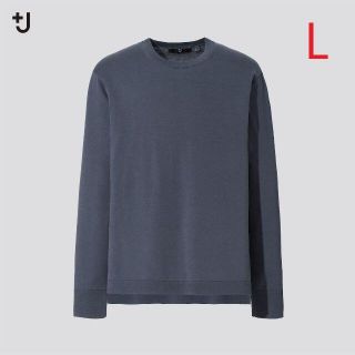 ユニクロ(UNIQLO)のUNIQLO +J シルクコットンクルーネックセーター 長袖 L(ニット/セーター)