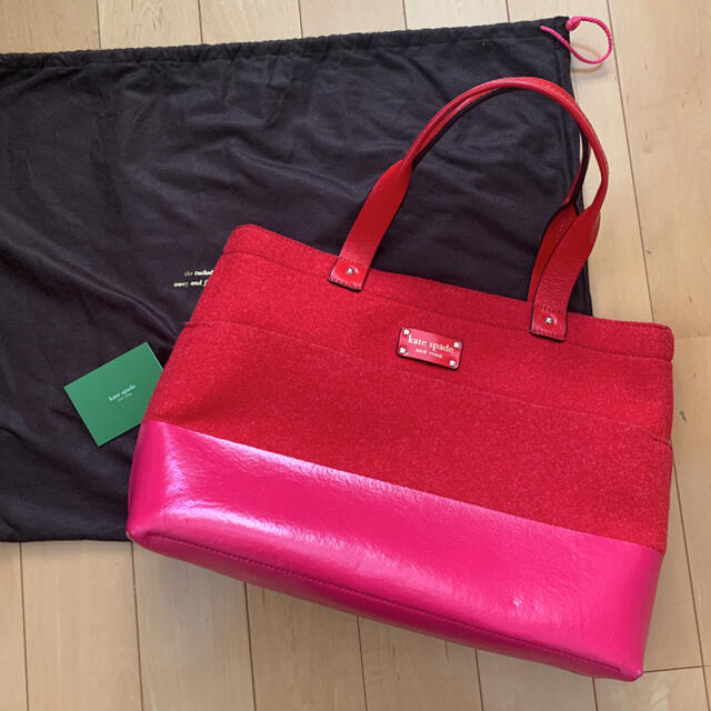 kate spade new york(ケイトスペードニューヨーク)のkate spade new york フェルトトートバッグ レディースのバッグ(トートバッグ)の商品写真