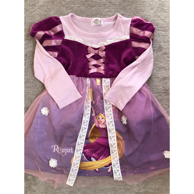 Disney(ディズニー)のラプンツェル 110cm キッズ/ベビー/マタニティのキッズ服女の子用(90cm~)(ワンピース)の商品写真