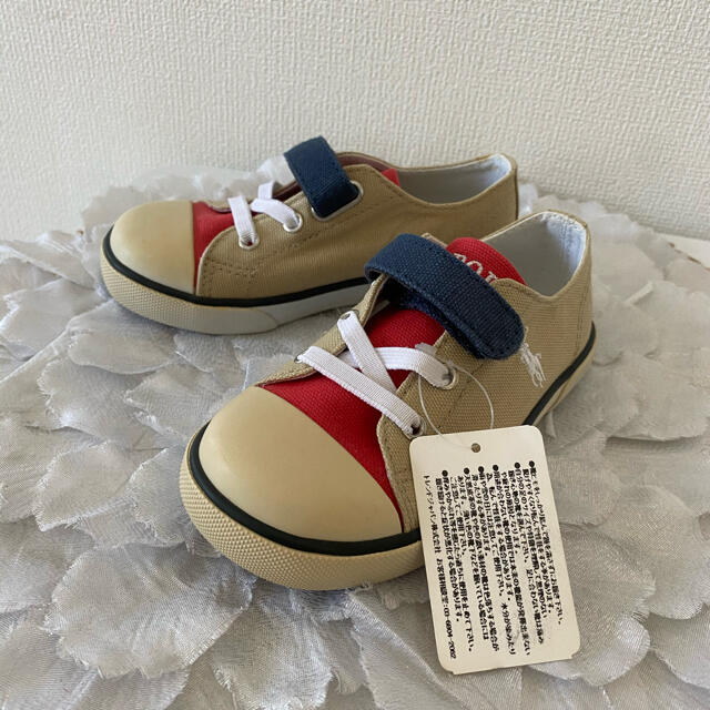 POLO RALPH LAUREN(ポロラルフローレン)の新品❣️POLO RALPH LAURENお洒落スニーカー✨ キッズ/ベビー/マタニティのキッズ靴/シューズ(15cm~)(スニーカー)の商品写真