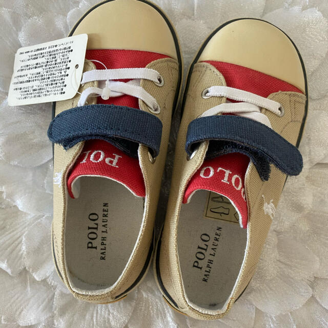 POLO RALPH LAUREN(ポロラルフローレン)の新品❣️POLO RALPH LAURENお洒落スニーカー✨ キッズ/ベビー/マタニティのキッズ靴/シューズ(15cm~)(スニーカー)の商品写真