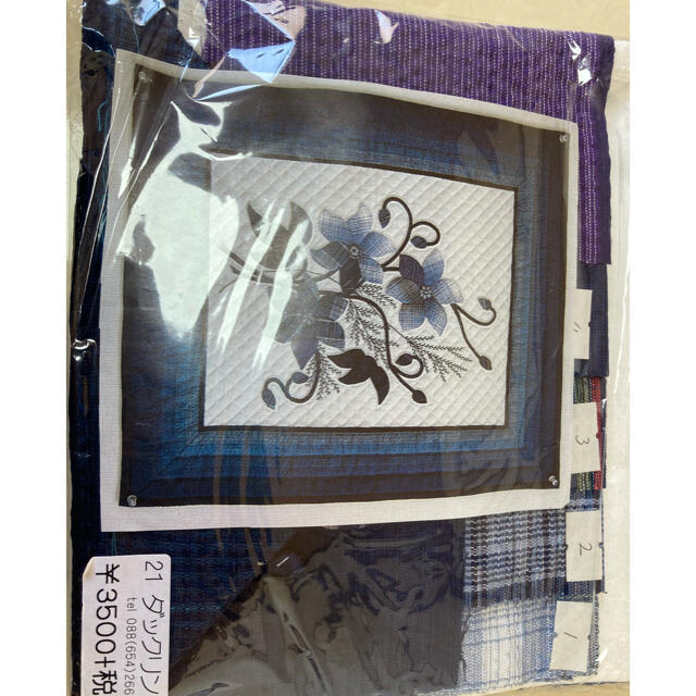 てっせんのタペストリー キット ハンドメイドの素材/材料(生地/糸)の商品写真