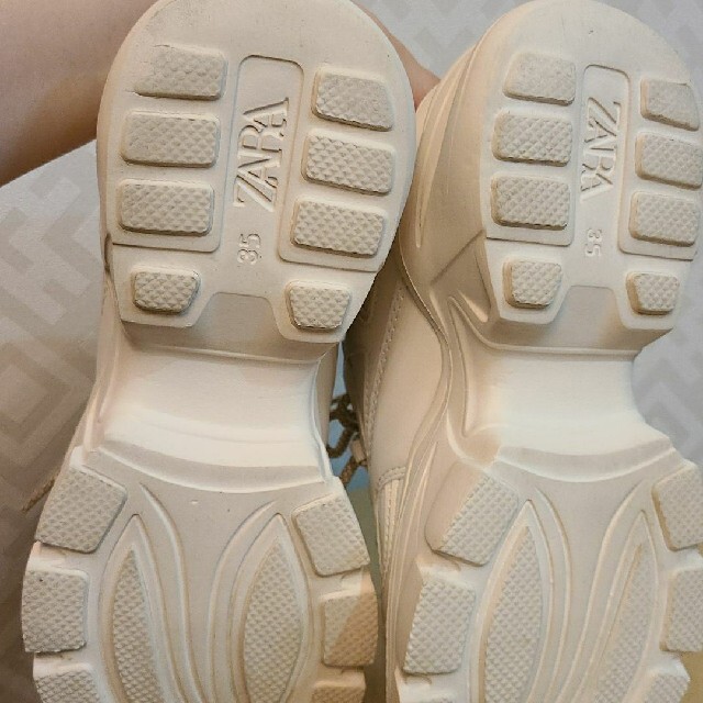 ZARA(ザラ)のZARA　チャンキーソールプリムソール 35 レディースの靴/シューズ(スニーカー)の商品写真