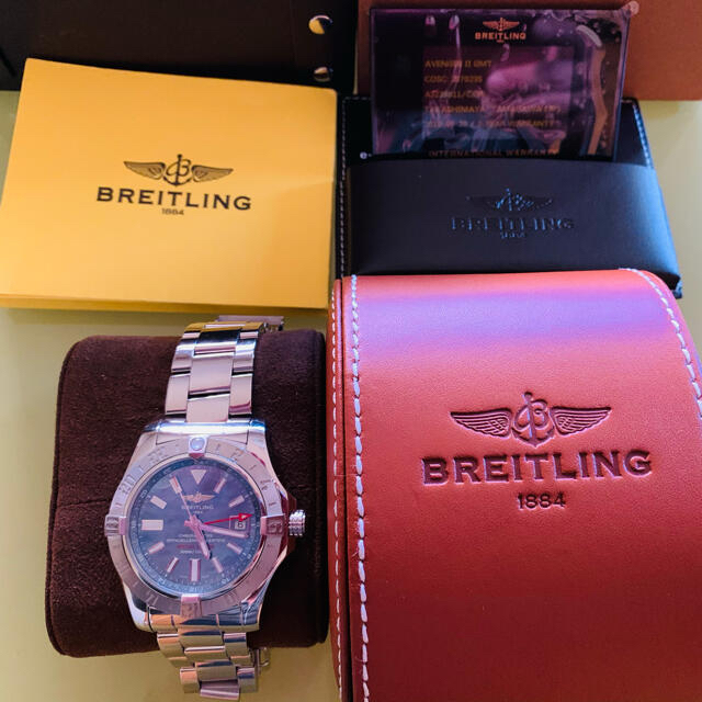 BREITLING(ブライトリング)のブライトリング アベンジャー GMT ステンレススチール BREITLING  メンズの時計(腕時計(アナログ))の商品写真
