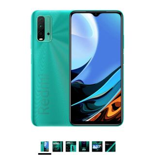 アンドロイド(ANDROID)の★未開封・送料込Redmi 9T 国内版 4GB + 64GBオーシャングリーン(スマートフォン本体)