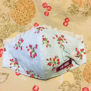 ピンクハウス(PINK HOUSE)のハンドメイドインナーマスクPHいちご刺繍(その他)