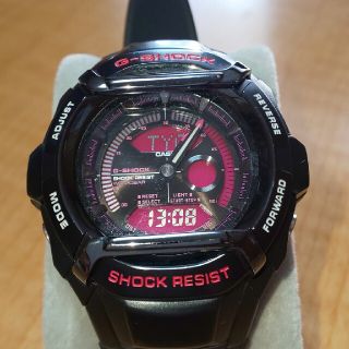 ジーショック(G-SHOCK)のライトニング様専用 G-SHOCK RESIST ブラック×ピンク(腕時計(デジタル))