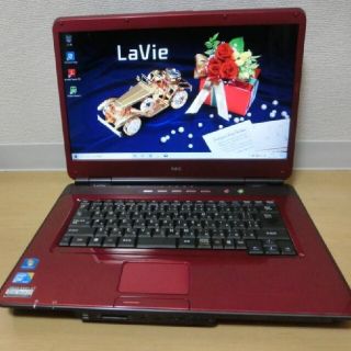 エヌイーシー(NEC)のNEC Lavie LL700/V スパークリングレッド(ノートPC)