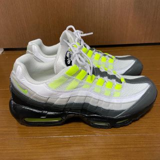 ナイキ(NIKE)のNIKE エアマックス95 byyou イエローグラデ風　26.5(スニーカー)