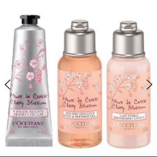 ロクシタン(L'OCCITANE)の再値下げ！ロクシタン/LOCCITANE  チェリーブロッサム ファーストキット(ボディソープ/石鹸)