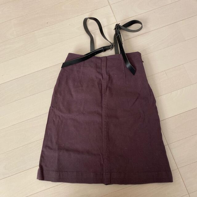 petit main(プティマイン)のpetit main サスペンダー付スカート キッズ/ベビー/マタニティのキッズ服女の子用(90cm~)(スカート)の商品写真