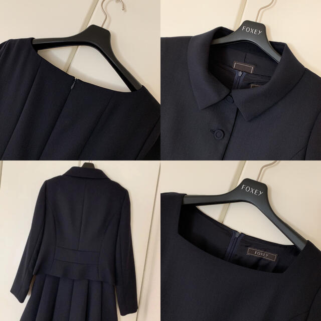 FOXEY - ♡極美品♡ FOXEY 希少 42 セレモニースーツ 濃紺 FOXEY - ♡極美品♡ FOXEY 希少 42 セレモニースーツ 濃紺