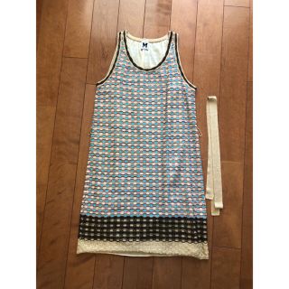 ミッソーニ(MISSONI)のMissoni ひざ丈ワンピースM(ひざ丈ワンピース)