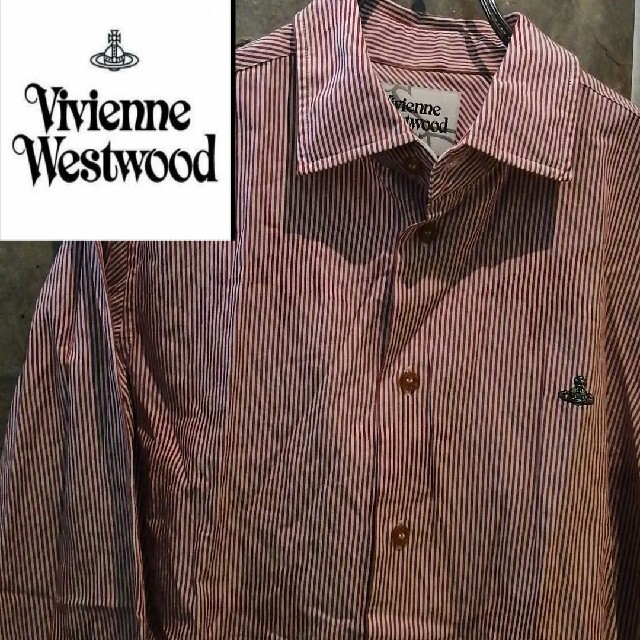 Vivienne Westwood(ヴィヴィアンウエストウッド)の【オーブ刺繍】ヴィヴィアンウエストウッドマンシャツ　STUSSY LEGENDA メンズのトップス(シャツ)の商品写真