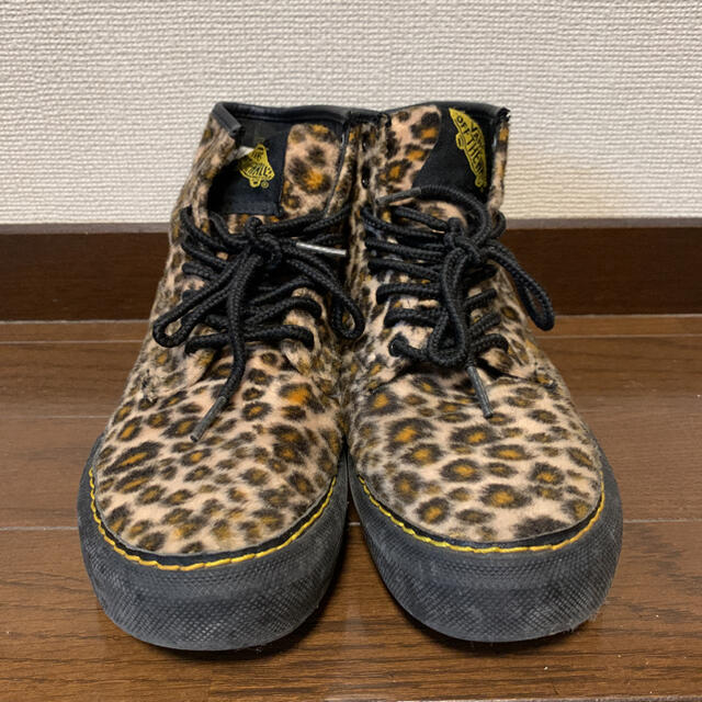 VANS レオパード ハイカットスニーカー