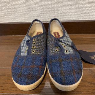 ハリスツイード(Harris Tweed)のハリスツイード スリッポン スニーカー(スニーカー)