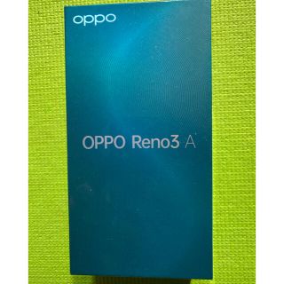 オッポ(OPPO)の🉐新品・未開封🉐OPPO Reno 3A  128GB ホワイト(スマートフォン本体)