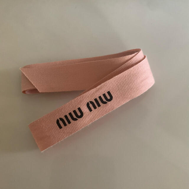 MIU MIU ミュウミュウ ネイビー スエード リボン 23.5cm