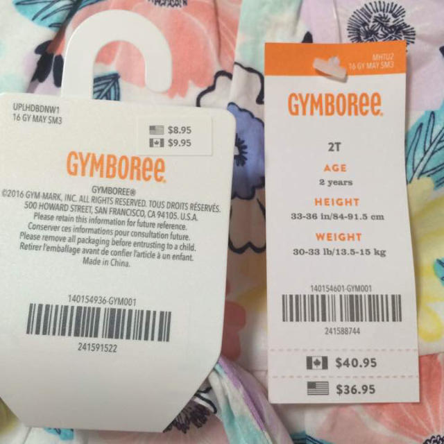 GYMBOREE(ジンボリー)のジンボリー♡ワンピース♡おまけ キッズ/ベビー/マタニティのキッズ服女の子用(90cm~)(ワンピース)の商品写真