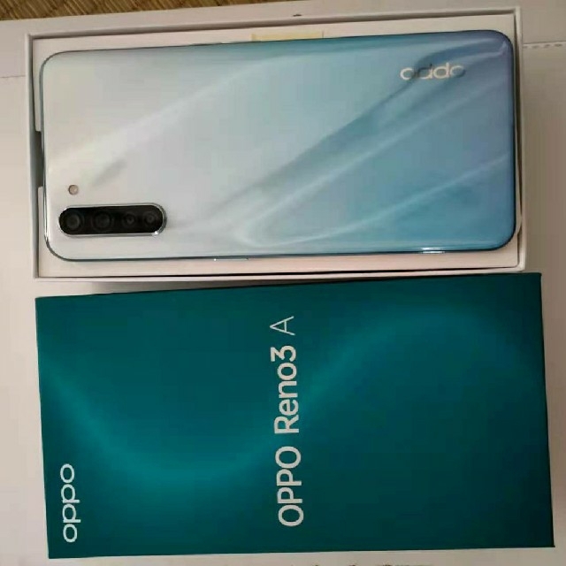 東京工場 直売店 OPPO Reno3A White スマートフォン本体