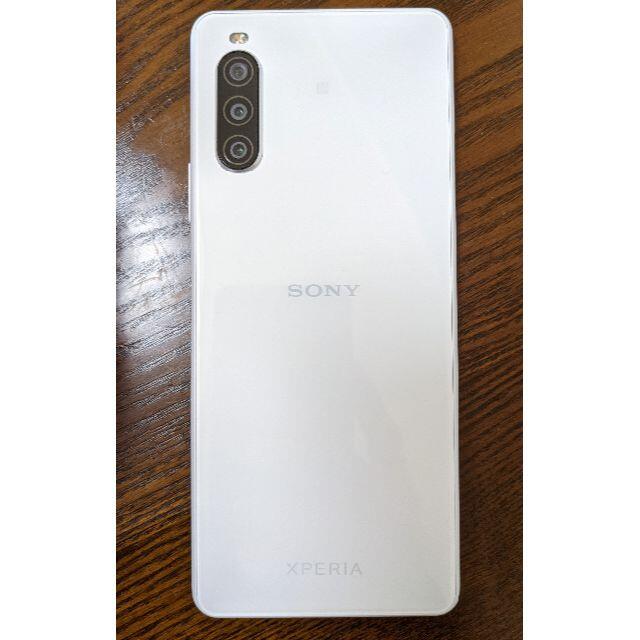 スマートフォン/携帯電話xperia 10ii XQ-AU42 simフリー ホワイト