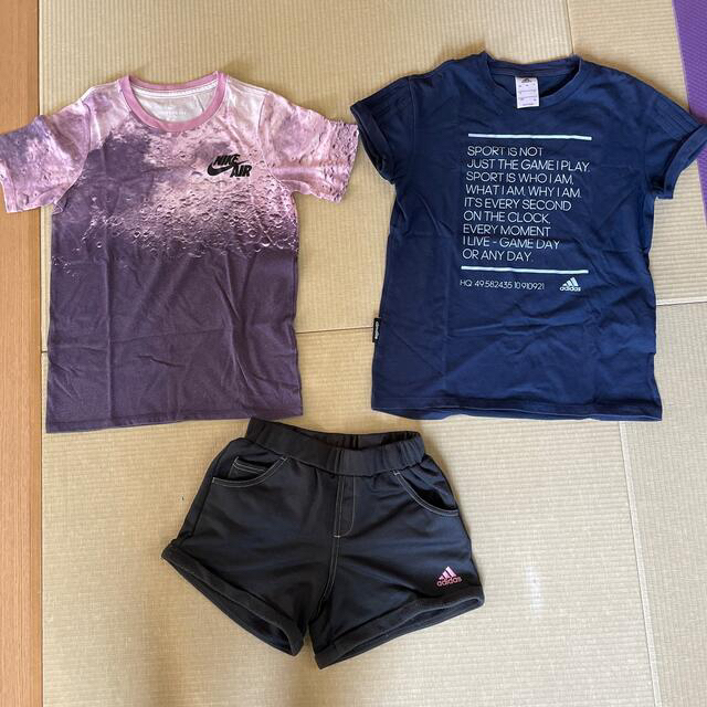 NIKE(ナイキ)のぽん's shopさん専用　アディダス　NIKE  ロキシー　140センチ　 キッズ/ベビー/マタニティのキッズ服女の子用(90cm~)(その他)の商品写真