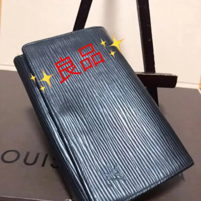 LOUIS VUITTON(ルイヴィトン)の☆良品☆正規品  ♪エピＬ型ファスナー☆折り財布★ブラック レディースのファッション小物(財布)の商品写真