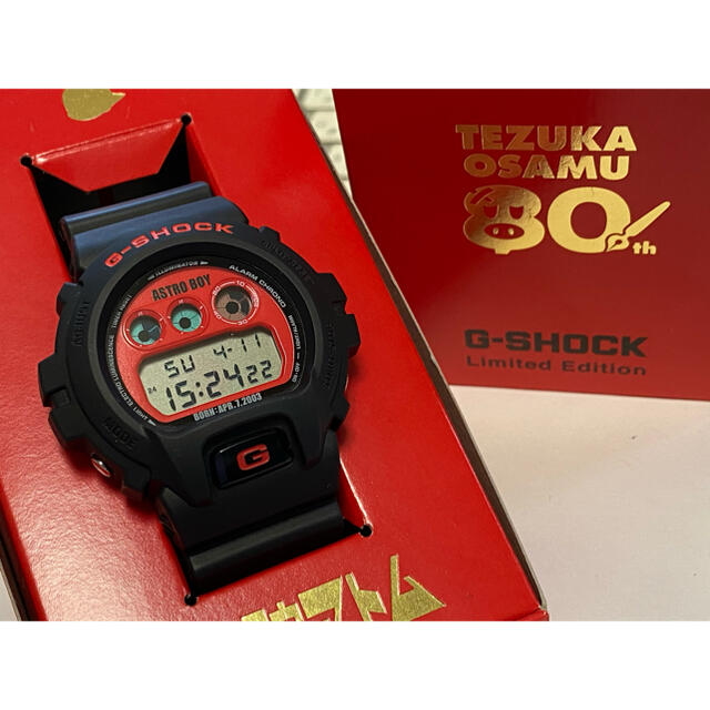 G-SHOCK/コラボ/鉄腕アトム/DW-6900/限定/手塚治虫/箱付/未使用