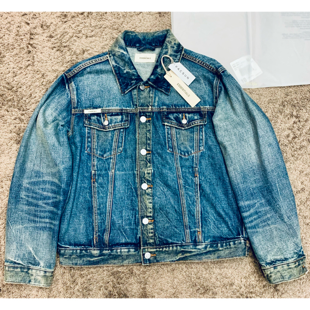 日本製国産 FEAR GOD - FOG ESSENTIALS Fear of God Gジャン デニムジャケットの通販 by LH|フィアオブゴッドならラクマ OF 得価超特価