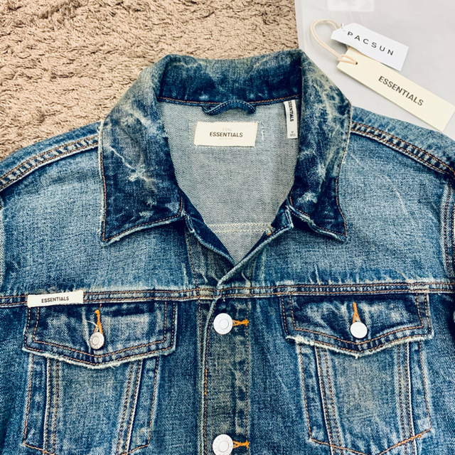 日本製国産 FEAR GOD - FOG ESSENTIALS Fear of God Gジャン デニムジャケットの通販 by LH|フィアオブゴッドならラクマ OF 得価超特価