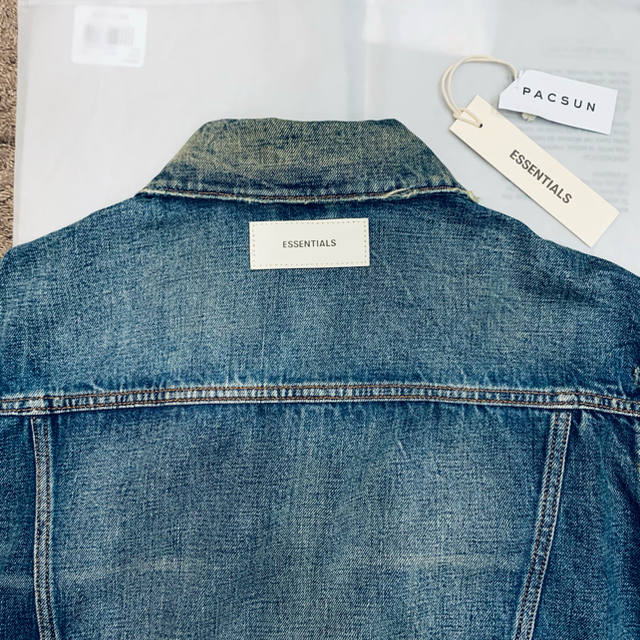 日本製国産 FEAR GOD - FOG ESSENTIALS Fear of God Gジャン デニムジャケットの通販 by LH|フィアオブゴッドならラクマ OF 得価超特価