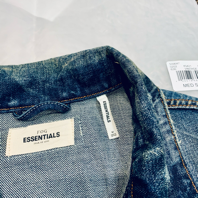 日本製国産 FEAR GOD - FOG ESSENTIALS Fear of God Gジャン デニムジャケットの通販 by LH|フィアオブゴッドならラクマ OF 得価超特価
