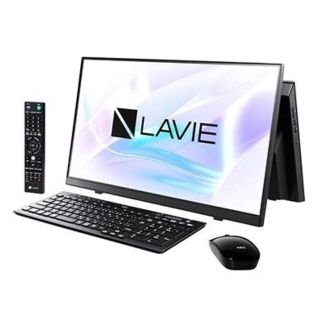 エヌイーシー(NEC)のNEC 23.8インチ Cel 5205U/4GB/TV付 Office2019(デスクトップ型PC)