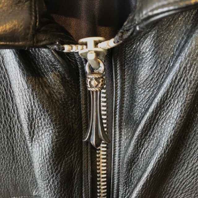 Chrome Hearts(クロムハーツ)のÀ＆Ḡ　初期 メンズのジャケット/アウター(レザージャケット)の商品写真