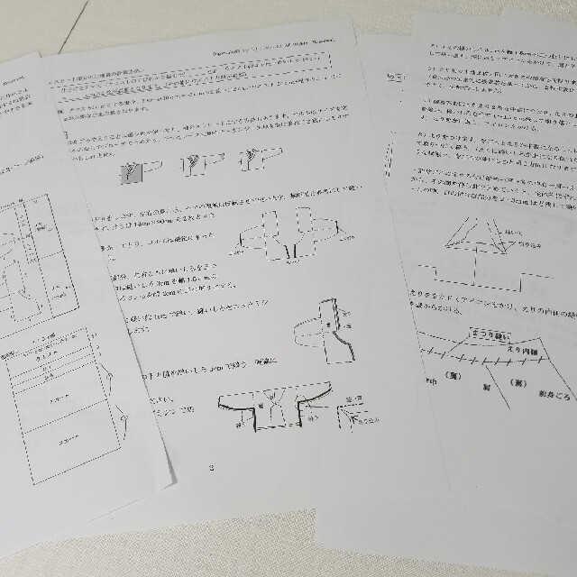 生活韓服(チマ・チョゴリ)の型紙&作り方説明書（イラスト付き） ハンドメイドの素材/材料(型紙/パターン)の商品写真