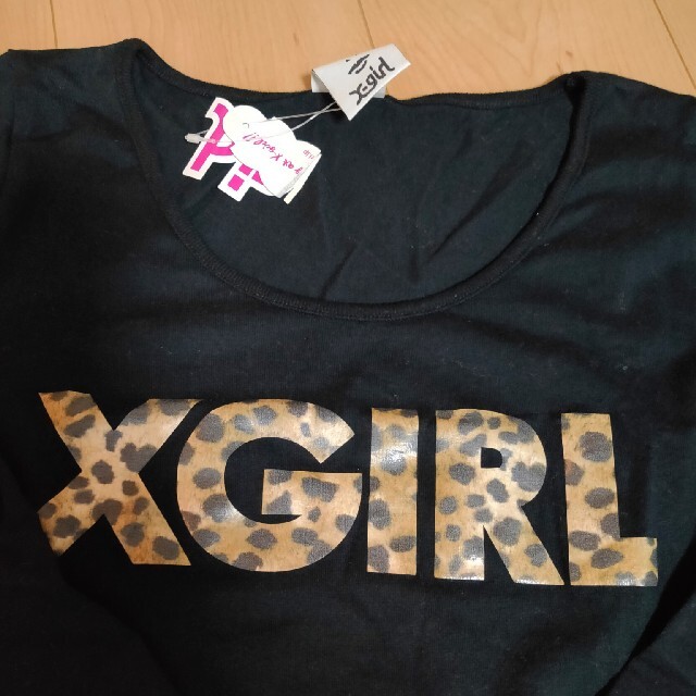 X-girl(エックスガール)のエックスガール  ロングTシャツ レディースのトップス(Tシャツ(長袖/七分))の商品写真