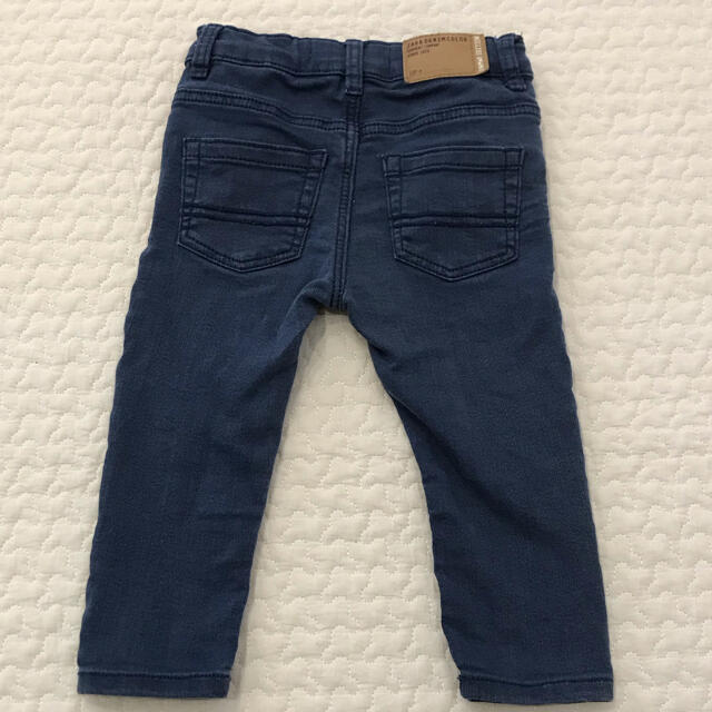 ZARA KIDS(ザラキッズ)の美品　ZARA ベビー　キッズ　スキニー　デニム　80 男の子　女の子 キッズ/ベビー/マタニティのベビー服(~85cm)(パンツ)の商品写真