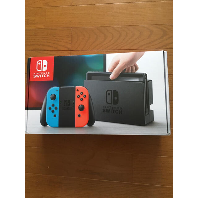 Nintendo Switch(ニンテンドースイッチ)のNintendo Switch Joy-Con (L) ネオンブルー/ (R)  エンタメ/ホビーのゲームソフト/ゲーム機本体(家庭用ゲーム機本体)の商品写真