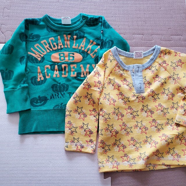 JUNK STORE(ジャンクストアー)の長袖二枚 キッズ/ベビー/マタニティのキッズ服男の子用(90cm~)(Tシャツ/カットソー)の商品写真