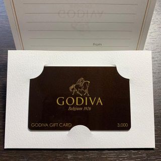 チョコレート(chocolate)のGODIVA ギフトカード(ショッピング)