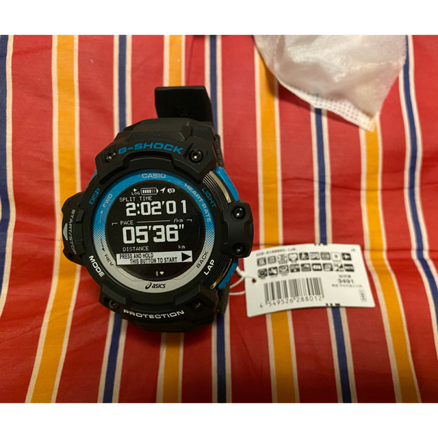 G-SHOCK(ジーショック)のG-SHOCK ASICSモデル 心拍計+GPS GSR-H1000AS-SET メンズの時計(腕時計(デジタル))の商品写真