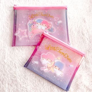 リトルツインスターズ(リトルツインスターズ)の✰サンリオ✰キキララ✰︎フラットポーチset💫(ポーチ)