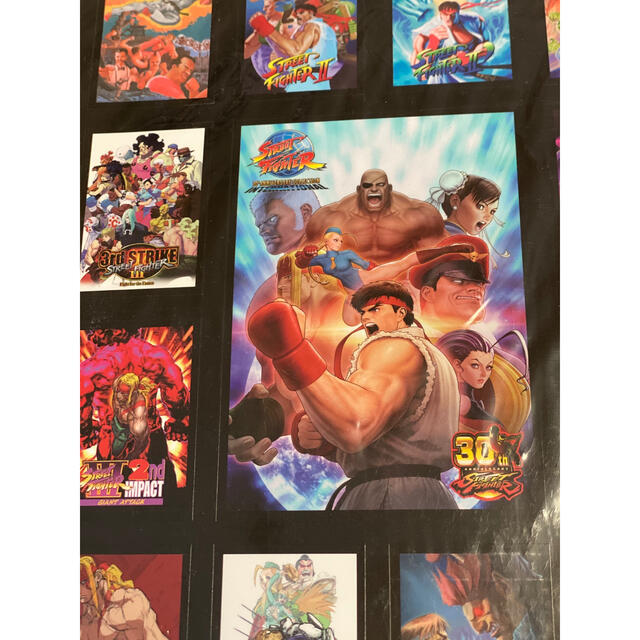 CAPCOM(カプコン)のGW特価！STREETFIGHTER 30th記念シール エンタメ/ホビーのおもちゃ/ぬいぐるみ(キャラクターグッズ)の商品写真