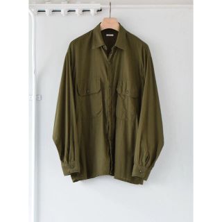 21SS COMOLI ベタシャン CPOシャツ オリーブ size3