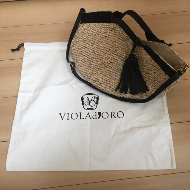 VIOLAd'ORO カゴバック2way レディースのバッグ(かごバッグ/ストローバッグ)の商品写真