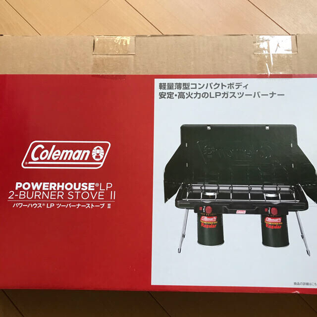 Coleman(コールマン)の【新品未使用未開封】コールマン ツーバーナー パワーハウスLP ストーブII  スポーツ/アウトドアのアウトドア(ストーブ/コンロ)の商品写真