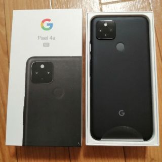 グーグルピクセル(Google Pixel)のGoogle pixel 4a (5G)Just Black 128GB(スマートフォン本体)